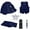 Navy, variant on LOLANTA Kids Tuxedo Suits for Boys Ring Bearer Outfit 5 Piece Set Dress Clothes Formal Wear