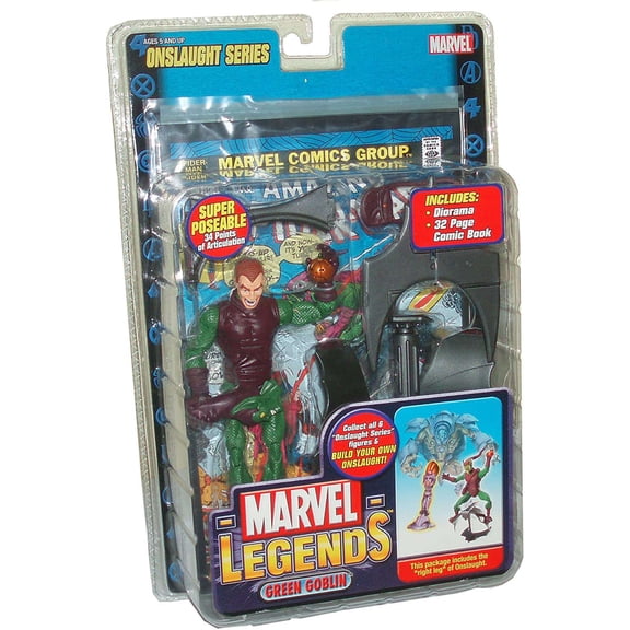 Marvel Series 13 Onslaught Green Goblin Action Figure (Unmasked Variant)