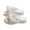 White, variant on adviicd Kid's Slippers Girl's Slippers Slippers Soft and Comfortable Home Slippers Non-Slip Bathroom Shower Shoes (White,1.5)