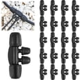 thumbnail image 1 of Locked Barbed Tee Connectors /\uD to /\uD Drip Irrigation Fittings Kit /mm to /mm Tube Lock Female Connector Way Barbed Lock Irrigation Parts for Watering System, 1 of 7
