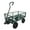 Green, variant on Heavy Duty Steel Garden Cart Make It Easier to Transport Firewood,Bears 550 lbs,with 180 Degree Steering Range Handle Control and 10 Inches Pneum,for Outdoor,Garden and Beach,Green