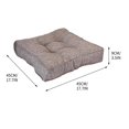 thumbnail image 3 of AuroraX Large Chair Cushions for Pressure Pain Relief Soft Thick Linen Seat Cushions for Office Chairs 17"x17" Support Pillow for Office Chair,Gaming Chair,Home, 3 of 4