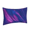 thumbnail image 2 of Bixox Neon Gradient Blue Printed Pillow Protector,Super Soft Ideal for Home,Guests,Rentals - 16"x24", 2 of 8