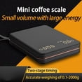 thumbnail image 4 of BáScula de Café Recargable 2Kg PequeñA CoccióN Hogar SincronizacióN AutomáTica BáScula de Cocina ElectróNica Inteligente Precisa 0,1G, 4 of 7