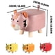 thumbnail image 5 of Toystoory Taburete para cambiar zapatos: un cambio de zapatos sin esfuerzo para la salud de las articulaciones. Conviértete en un escaparate Decoración del hogar en polvo Tela tecnológica-Tigre, 5 of 6