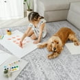 thumbnail image 5 of VUNATE 5'x7'Area Rug for Living Room Soft Washable Boho Rug Moroccan Bohemian Non-Slip Rugs Geometric Neutral Foldable Indoor Floor Carpet For Bedroom Dining Room Home Office Low Pile Decor Gray, 5 of 7