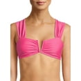 thumbnail image 2 of Time and Tru Women’s and Women's Plus V-Wire Bikini Top, 2 of 4