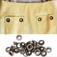 thumbnail image 3 of 100 Pcs Brass Cloth DIY Tool Knitting Accessory Anti Rust Leather Craft Eyelet(Bronze 8mm), 3 of 3