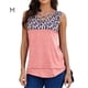 thumbnail image 2 of Guardurnaity Chaleco Estampado Leopardo Escote En V Camiseta Sin Mangas Mujer Verano Tanktop Prendas para la parte del cuerpo Rosado METRO Guardurnaity AP002393-07, 2 of 6