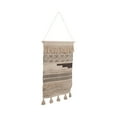 thumbnail image 2 of Sagebrook Home Polyester Cotton Pine Diagonal Fringe Decorative Wall Art, 2 of 6