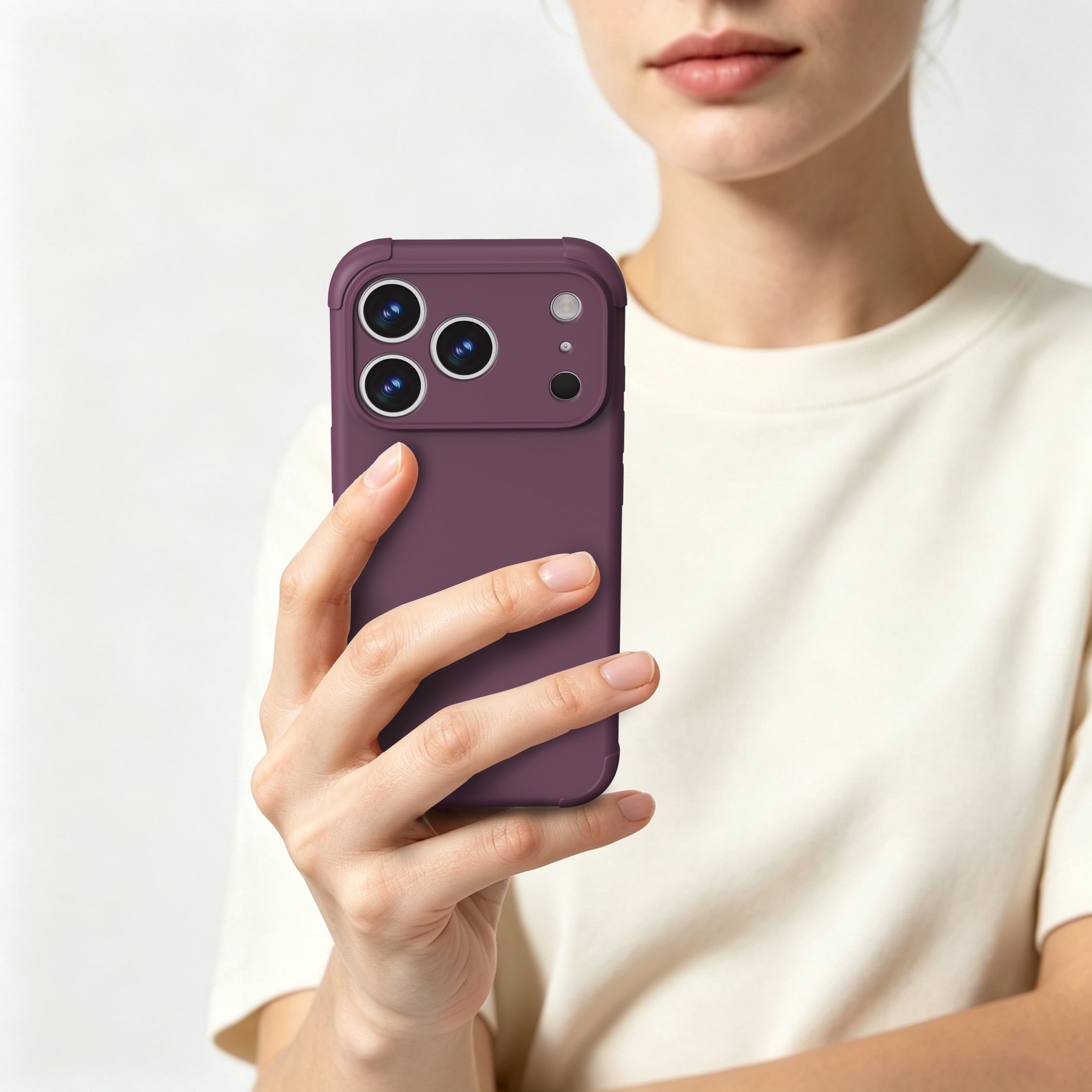 onn iPhone 18 Pro and 17 Pro Phone Case with MagSafe, Blackberry