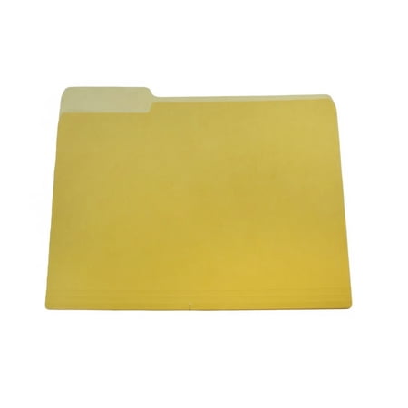200 Pcs File Folder Standard 1/ 3-Tab Letter Size Yellow