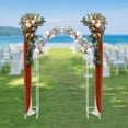 thumbnail image 4 of 7.87Ft H Metal Garden Arch Backdrop Stand, Outdoor Wedding Arches Frame Archway Decorations for Party Decoration, 4 of 10