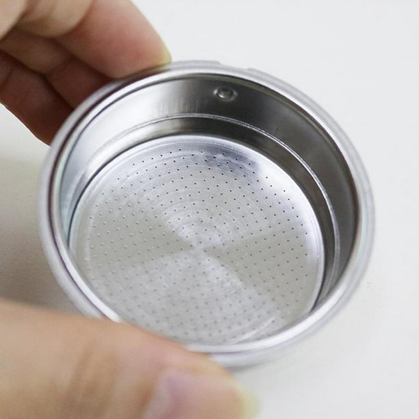 Filtro de Café de 51mm, s de Café de Acero Inoxidable, Filtro de Presión, 1-2 Tazas, Cesta de Polvo Lavable Reutilizable Sin BPA, Herramienta D 1 taza Macarena canasta de café