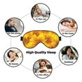 thumbnail image 4 of Rocae 3D Sunflowers for Mask for Women Men, Luxury Eye Cover Eye Shade with Adjustable Strap for Travel, Nap, Meditation, 4 of 7