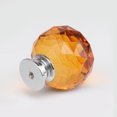 thumbnail image 2 of Poignée en Verre Cristal Poignée Sphérique Tiroir Bouton de Tirage Simple Trou Unique Poignée de Meuble - Jaune - 40mm, 2 of 8