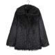 thumbnail image 5 of Chaqueta de abrigo cálida para mujer, de invierno, lisa, con cuello vuelto, 5 of 6