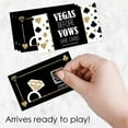 thumbnail image 2 of Big Dot of Happiness Vegas Before Vows - Las Vegas Bridal Shower or Bachelorette Party Game Scratch Off Dare Cards - 22 Count, 2 of 6