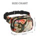 thumbnail image 4 of Balery Butterflies And Flowers Painting Mochila Cinturón para Mujeres y Hombres, Bolsa de Cintura Impermeable de Doble Capa con Correa, 4 of 9