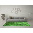 thumbnail image 3 of Ahgly Company Indoor Square Oriental Green Industrial Area Rugs, 7' Square, 3 of 4