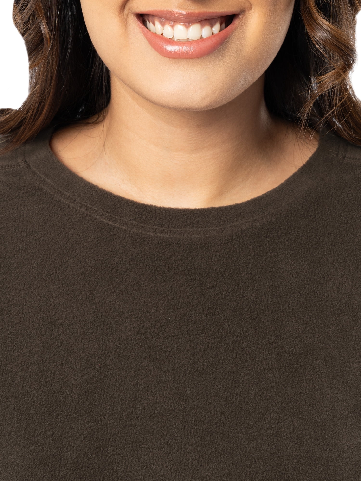 Fruit of the Loom Women's Stretch Fleece Thermal Top and Bottom Set, Sizes S-4X