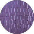 thumbnail image 1 of Ahgly Company Indoor Round Abstract Blue Contemporary Area Rugs, 3' Round, 1 of 4