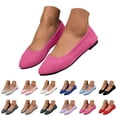 thumbnail image 5 of AUDeals Women's Block Heel Pumps, Pointed Toe Dress Shoes with Portable Comfort for Office, Party and Daily Wear (Hot Pink, 7.5), 5 of 9