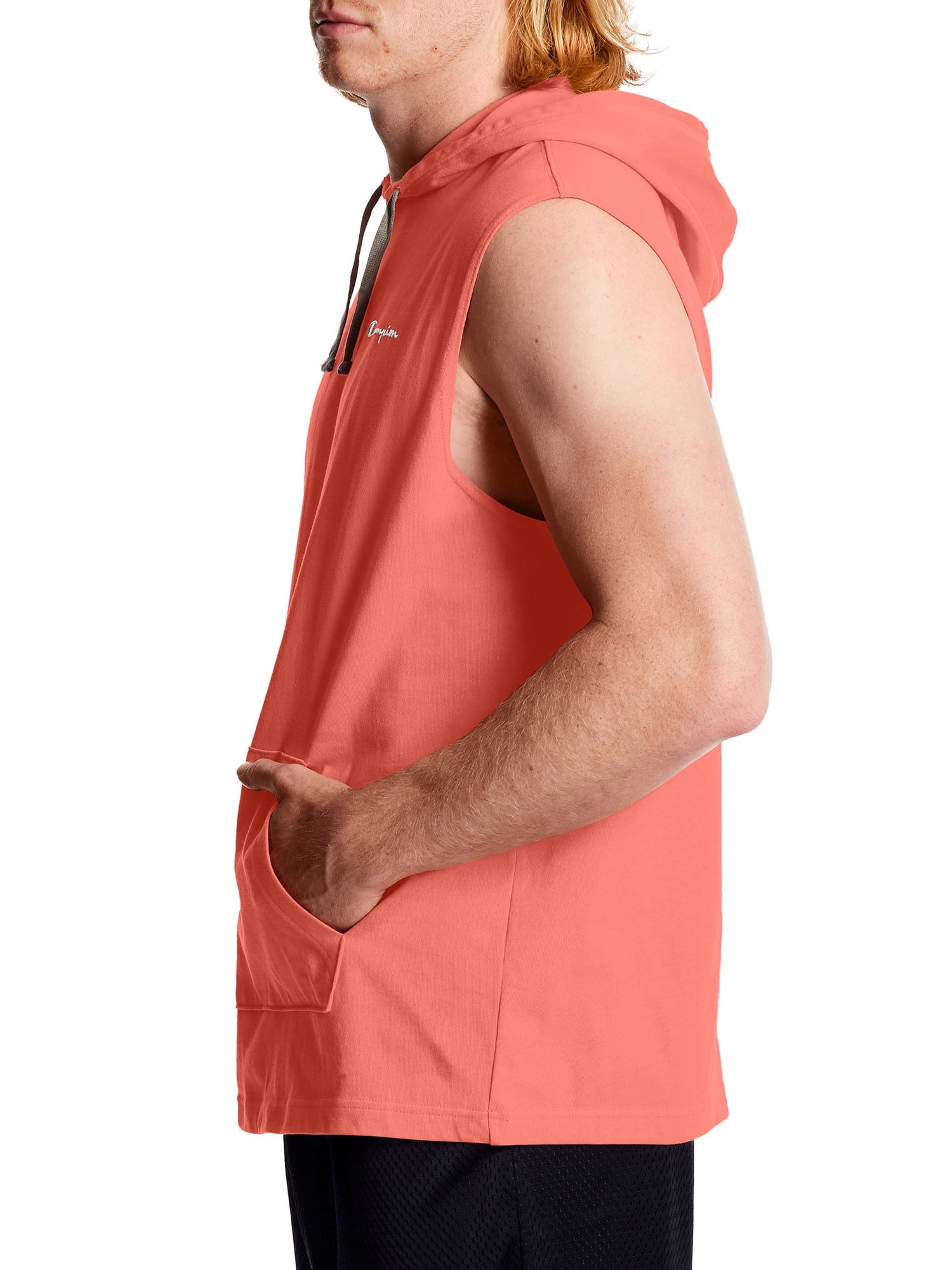 Champion Men's Mid-Weight Sleeveless Hoodie - Walmart.com