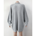 thumbnail image 2 of Womens Turtleneck Oversized Long Sleeve Fall Sweater 2022 Pullover Ribbed Knit Dresses,S, 2 of 4