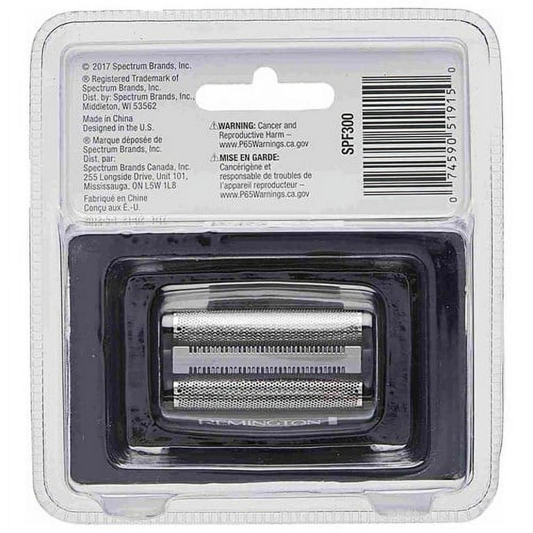 Replacement and Cutters Screens (SPF300) Black Remington Shavers
