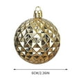 thumbnail image 6 of Hvmvliv 36-Piece Electroplated Christmas Decorative Balls Set Metallic Finish Ornaments for Tree and Home Decor Gold, 6 of 8