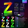 thumbnail image 4 of Lámpara LED OJQ Letra 15x15x3 cm Multicolor Music Sync, 4 of 9