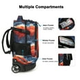thumbnail image 6 of Tilami Rolling Backpack 19 inch with Lunch Bag Wheeled Laptop Backpack, 6 of 7