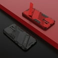 thumbnail image 3 of For Xiaomi Redmi 9 9A 9C Case With Kickstand Armor Phone Case For Redmi 9 Prime 9 Power Shockproof Magnetic Holder Back Cover Cola red For Redmi 9, 3 of 6