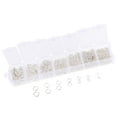 thumbnail image 1 of Abbracc 1500Pcs Open Jump Rings Box Set for DIY Jewelry Making Finding White, 1 of 9