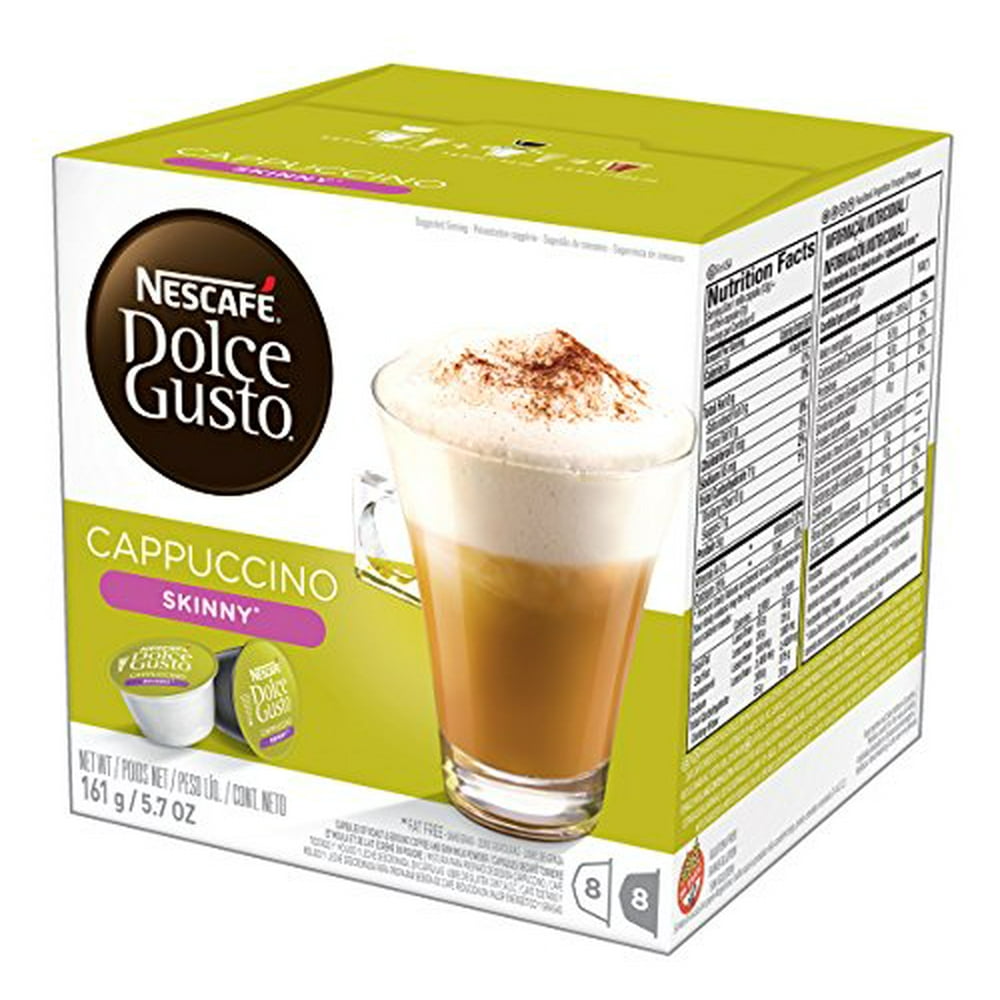 NESCAF? Dolce Gusto Coffee Capsules, Skinny Cappuccino, 48 Single Serve