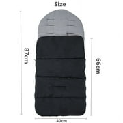 Baby Sleeping Bag Universal 3 in 1 Stroller Annex Mat Footmuff Cover Autumn and Winter Pram Mat Keep Warm Waterproof Windproof Cold-Proof Detachable (Blue)