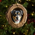 thumbnail image 5 of Animals Tree Hole Christmas Hanging Ornaments, 2D Christmas Tree Animals Print Acrylic Ornaments, Cute Dog Cats Owl Christmas Forest Animals Christmas Pendant Souvenir Gifts, 5 of 7