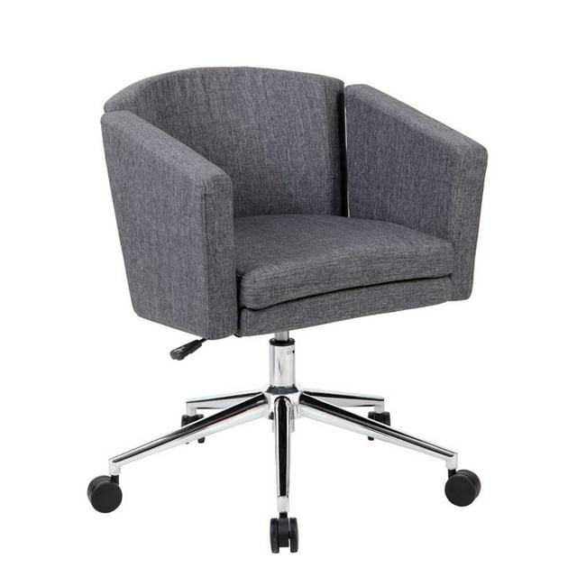Boss Office Chaise de Bureau de Club en Ardoise Grise