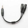 thumbnail image 2 of 3.5mm Combo Audio Adapter Cable for PS4,PS5,Xbox One S,Nintendo Switch,Tablet,Mobile Phone,PC Gaming Headsets and New Version Laptop, 2 of 5