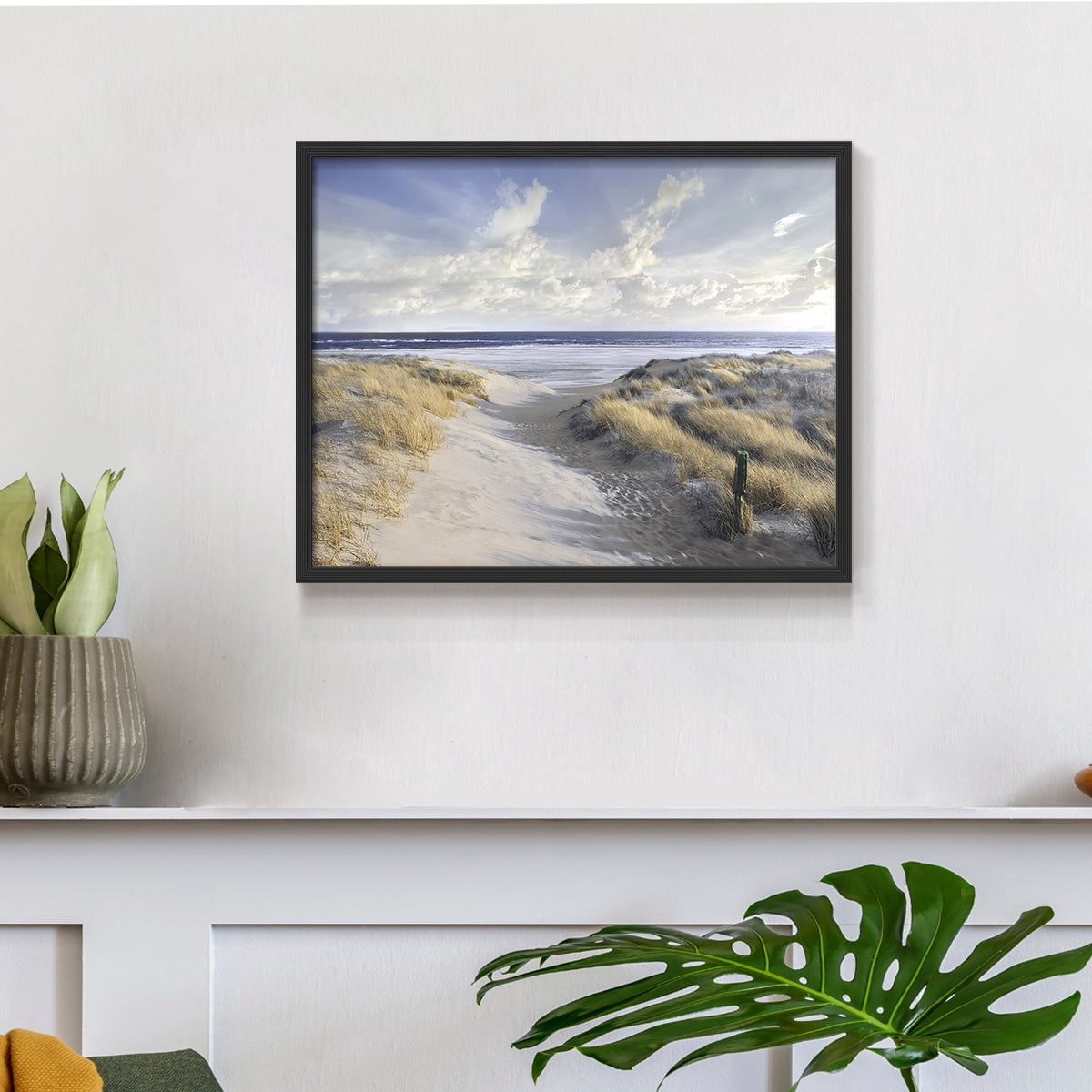 Aisle Marker by Mike Calascibetta - Restickable Framed Giclée Print