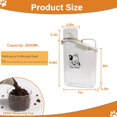 thumbnail image 3 of Contenedor hermético para alimento de gato Brabtod 2,8 L, libre de BPA, 3 of 6