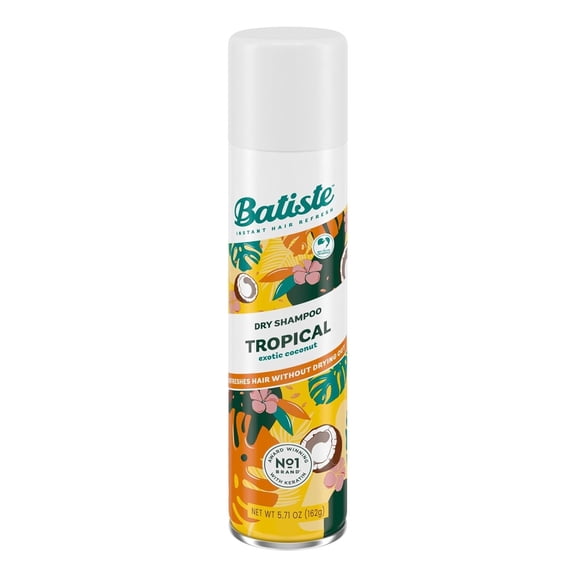 Pack of (3) Batiste Dry Shampoo, Tropical, 6.73 Ounce