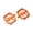 One pair in orange, variant on Mosiee Mountain Bike Pedals Aluminum Body Chromoly Axle 11.7X11.4X1.5 cm Spiked Design One Pair in Orange