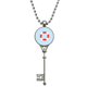 thumbnail image 1 of Collar clave Unbranded boya pixel Colgante Vintage Llavero Plata metal, 1 of 3