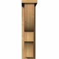 thumbnail image 2 of 5 1/2"W x 14"D x 22"H Ridgewood Smooth Corbel w/Backplate, Western Red Cedar, 2 of 9