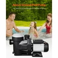 thumbnail image 4 of Dranite  2.5 HP Above Ground Pool Pump – Single Speed, 148 GPM, 3450 RPM, 220V, 4 of 8