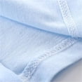 thumbnail image 7 of LYMAYTER Soft Cotton Romper for Newborn Toddler Summer Crew Neck Short Sleeve Jumpsuit 0-24M, 7 of 7