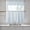 Blue, variant on Nanshing Ethel Rod Pocket 3-Piece Stripes Tier Curtain Sets, Navy, 56" x 14"