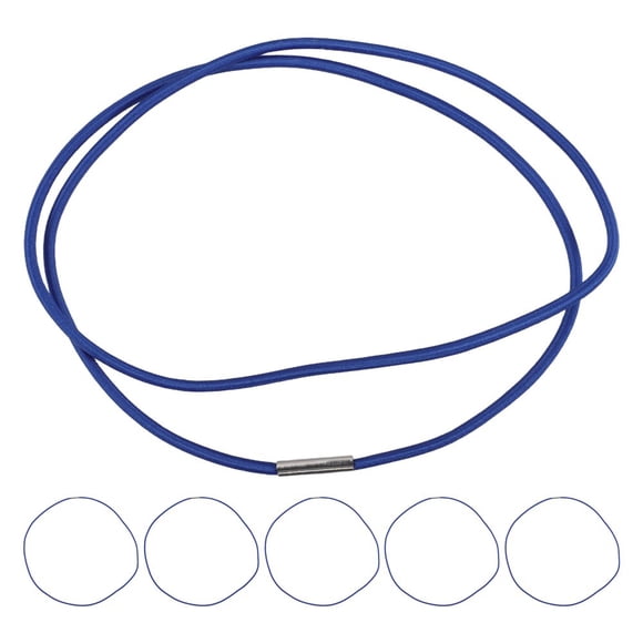 HLONK 6 Pcs Poubelle Bande Élastique 24.00X24.00X0.30CM Bleu